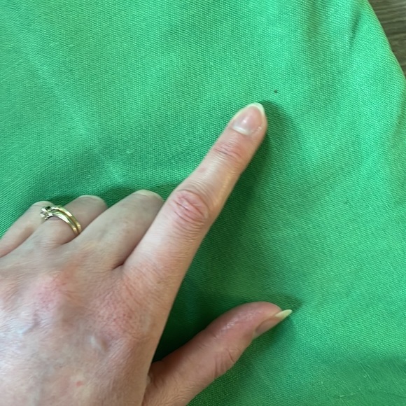 Vintage 1940s Topsail Light Grass Green Sanforized Clam Digger Capris Side Zip - Picture 14 of 16